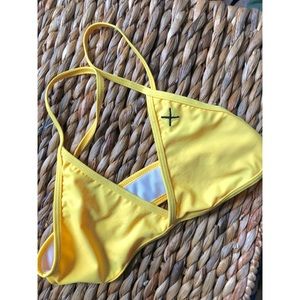 Boutine LA Lily Yellow Fitted Top